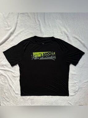 Planet Eclipse Shoot Eclipse Paintball T-Shirt in Black Size 2XL Short Sleeve